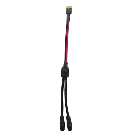 Female to Double DC8mm 7.9x0.9mm Cable 12AWG Extension for Solar Generator and Power Station