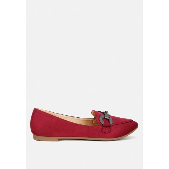 Fembot Horsebit Detail Flexible Loafers