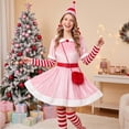 thumbnail image 1 of Femboy Clothes， Adult Women's Pink Christmas Costume Dress for Role Play and Holiday Parties Cosplay Clothes Elf Costume Christmas Decoration Festive Outfit Seasonal Celebrations Dress Up, 1 of 8