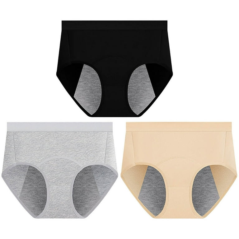 Femboy Panties Breathable Women Cotton Postpartum 3 Pcs Womens Thong  Underwear Thongs for Plus Pure Women's Physiological Pants