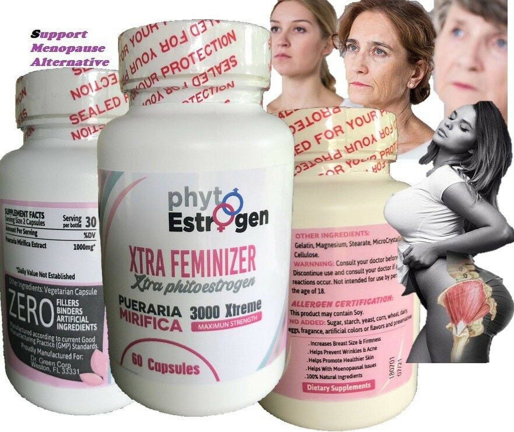 Feme Support Menopause Alternative Progesterone Estrogen HRT Hormone Replacement