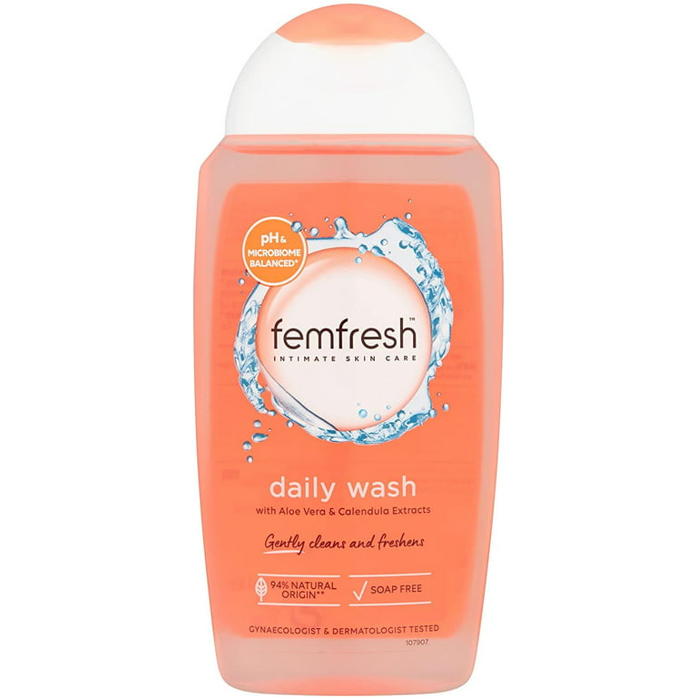2 x Femfresh Daily Intimate Wash 250ml Fem Fresh 500ml Pack