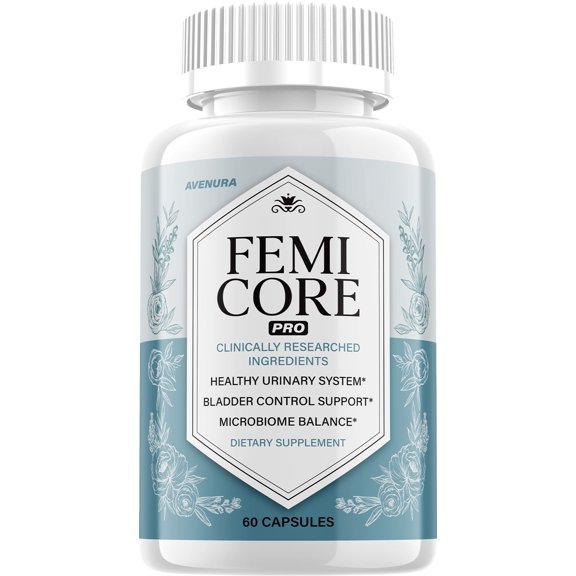 Femi Core Capsules FemiCore Pills Advanced Formula Natural Blend, 1 Pack, 60 Capsules