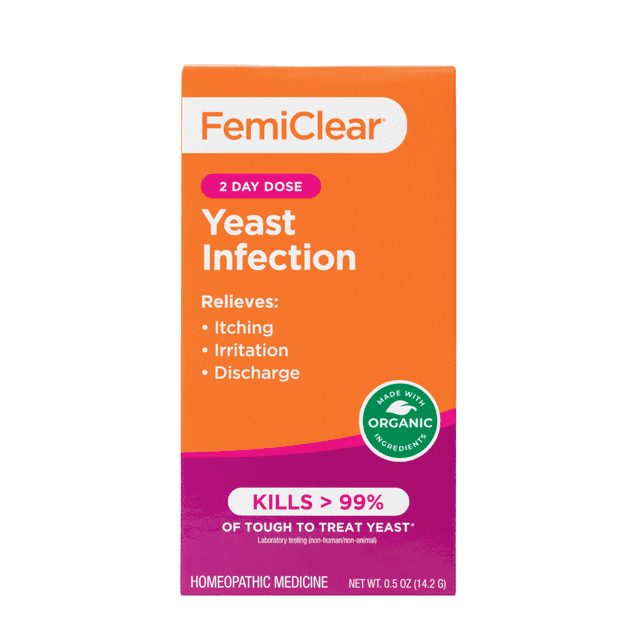 FemiClear 2Day Dose Yeast Infection Treatment, 1 Ointment, 2