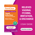 thumbnail image 1 of FemiClear Natural & Organic 2-Day Yeast Infection Ointment with External Itch Relief, 2 Tubes, 2 Applicators, 1 of 11
