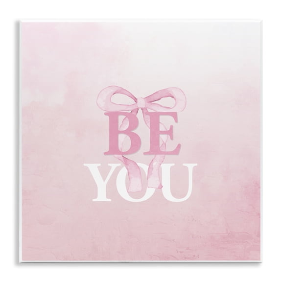 Feminine Be You Pastel Wall Plaque Art, design by Kim Allen