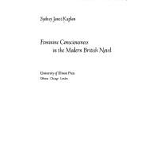 Pre-Owned Feminine Consc Mode (Hardcover) 0252004639 9780252004636