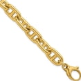 thumbnail image 1 of Feminine Heirloom Graceful Herco 14K Polished 12.3mm Anchor Link 8.5 inch Bracelet Elegant Breathtaking Unique, 1 of 6