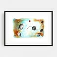 thumbnail image 1 of Feminine W iles Series Three #5 - Mixed Media Abstract Modern Art Surrealism Pastel Minimalist Black Framed Wall Art Print 16 x 24 inches, 1 of 4
