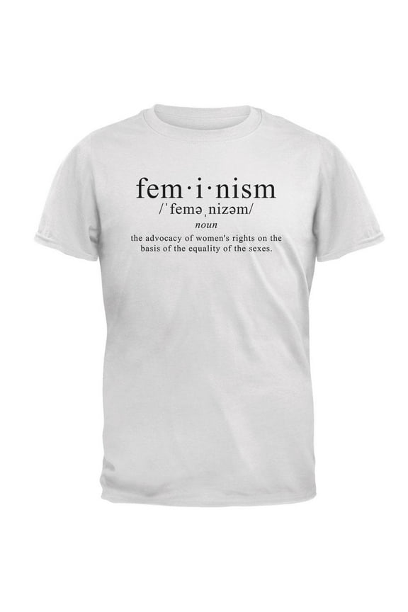 Feminism Definition Mens T Shirt White MD