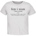 thumbnail image 1 of Feminism Definition Toddler T Shirt White 2T, 1 of 1