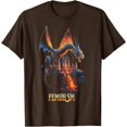 thumbnail image 1 of Feminism Dragon Fantasy Vintage Unisex T-Shirt for Men Women Kids Toddler,Dark Chocolate Color,Size L, 1 of 5