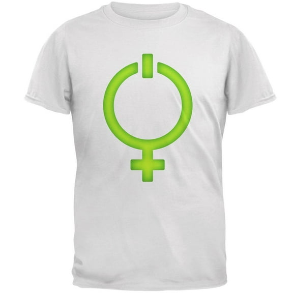Feminism Girl Power Symbol Mens T Shirt White 5X-LG