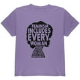 thumbnail image 1 of Feminism Includes Every Woman Youth T Shirt Violet YSM, 1 of 1