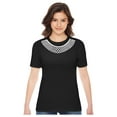 thumbnail image 1 of Feminism Quotes Womens Rights Collar Costume Women T-Shirt XXX-Large Black, 1 of 1