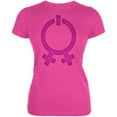thumbnail image 1 of Feminism Women Empowering Women Juniors Soft T Shirt Hot Pink SM, 1 of 1