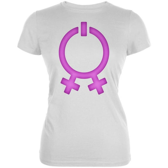 Feminism Women Empowering Women Juniors Soft T Shirt White LG