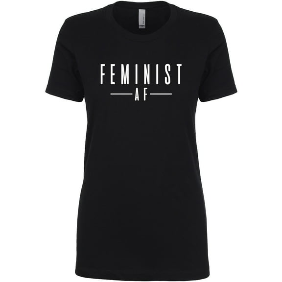 Feminist AF Womens crewneck tee