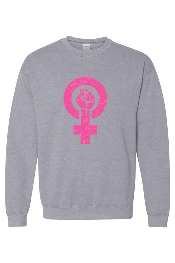 Feminist Fist Girl Power Equality Women's Era Graphic Art Sweatshirt, for men & women, up to size 5XL