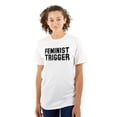 thumbnail image 1 of Feminist Trigger Equality Movement Women's Plus Size Graphic Tee Brisco Brands 4X, 1 of 4