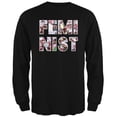 thumbnail image 1 of Feminist Women's March Mens Long Sleeve T Shirt Black 2XL, 1 of 1