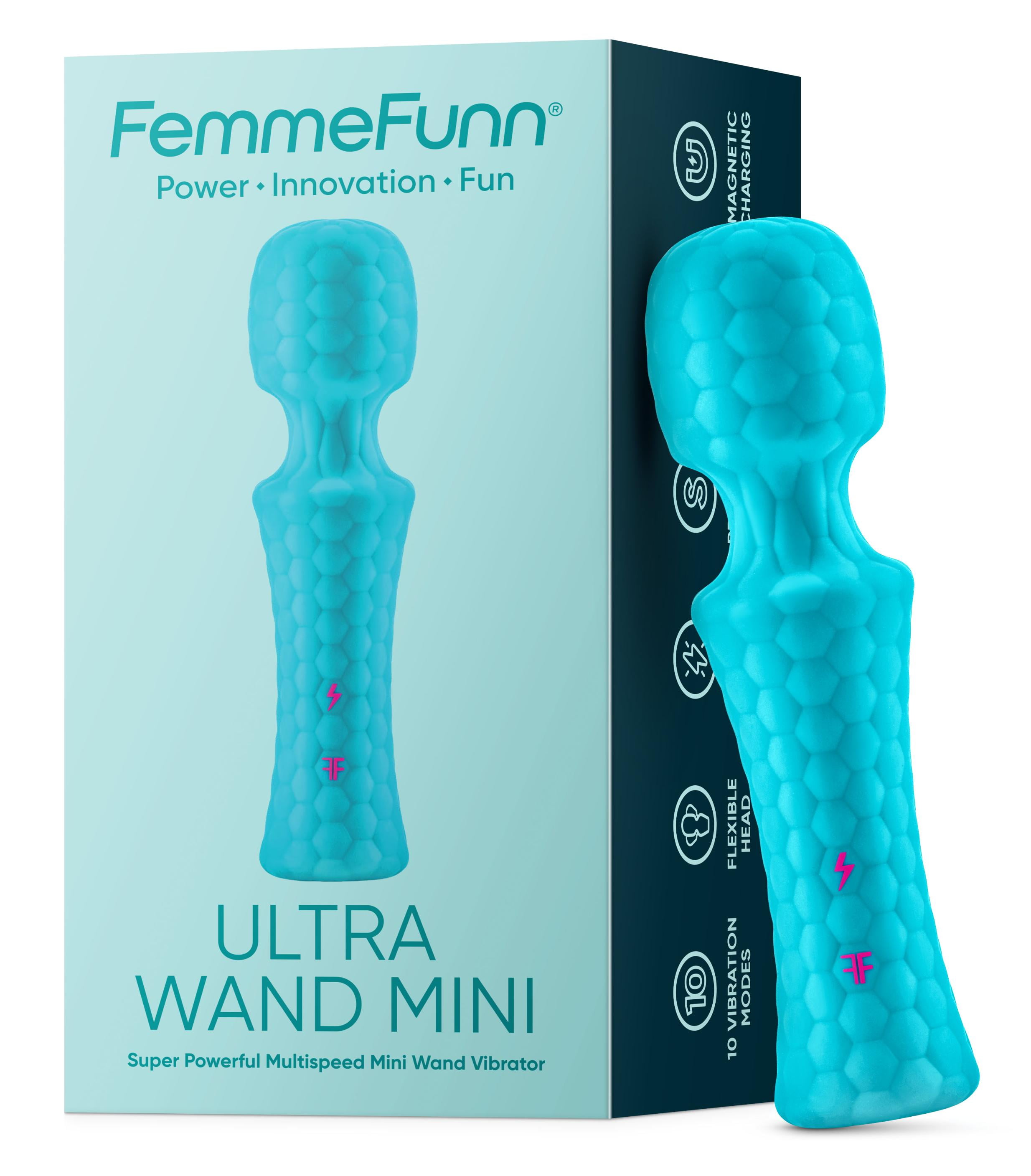 Femme Funn Small Lightweight-100% Waterproof-Body Safe Silicone -Flexible  Head - 10 Vibration Patterns- Adult Sex Toy Personal Rechargeable Sexual  Pleasure Wand Massager for Women 