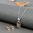 thumbnail image 1 of Femme Jam 925 Sterling Silver Oval Cut Natural Citrine Gemstone Jewelry Set for Women, 1 of 13