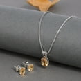 thumbnail image 1 of Femme Jam Femme Jam 925 Sterling Silver Natural Citrine Gemstone Jewelry Set for Women, 1 of 15
