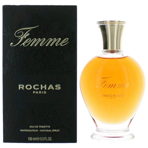 Femme by Rochas, 3.4 oz Eau De Toilette Spray for Women