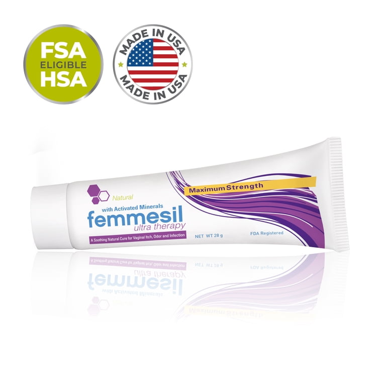 sexual lubricant ointment Femmesil Vaginal Yeast Infection Treatment MAX Strength Ointment For  Vaginal Itch & Irritation (28g)
