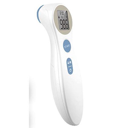 Touchless Forehead Thermometer for Adults and Kids, Digital Infrared Thermometer for Home with Fever Indicator, Instant Accurate Reading