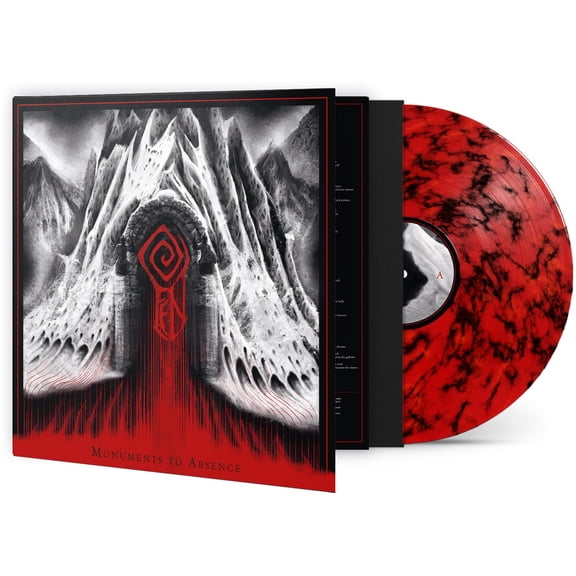 Fen - Monuments to Absence - Red/Black marble - Music & Performance - Vinyl