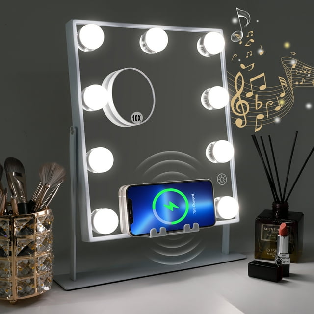 Fenair Hollywood Vanity Makeup Mirror with Lights Bluetooth Wireless