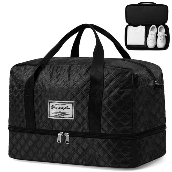 TRANSLINK Travel Bag for Women Luggage Bag with Trolley Sleeve Airplane Travel Essentials for Flying