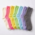 thumbnail image 1 of TRANSLINK 7 Packs Womens Fuzzy Socks Non Slip Warm Cozy Winter Slipper Socks Gift for Women Size 5-9, 1 of 6