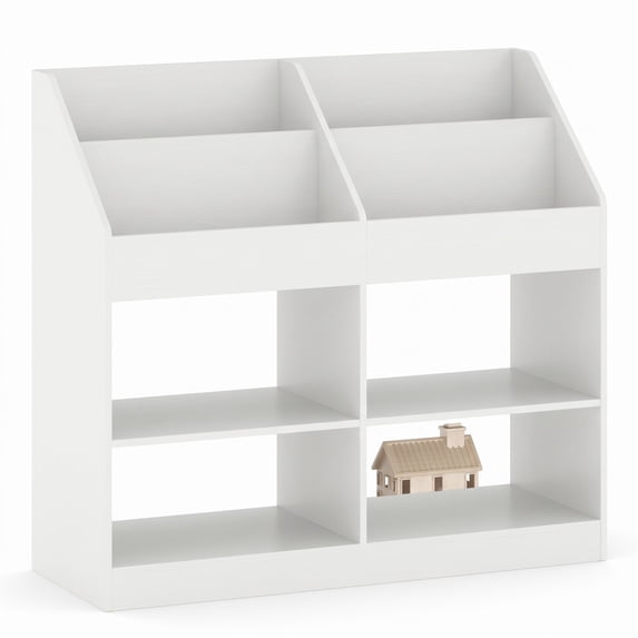 Fenbeli 3-Tier Kid's Bookshelf Toy Storage Organizer with Display Rack ...