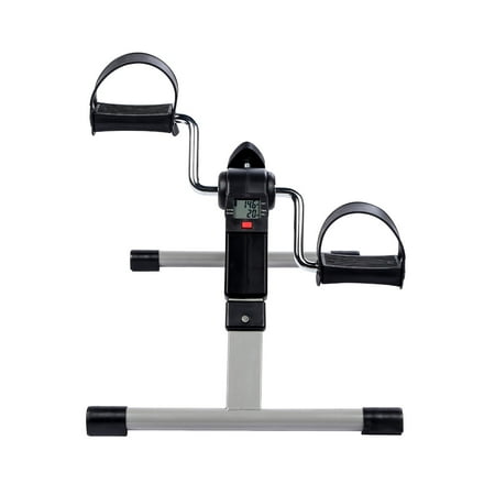 Fenbeli Under Desk Folding Pedal Exerciser with LCD Display, Portable Arm & Leg Mini Cycle Trainer