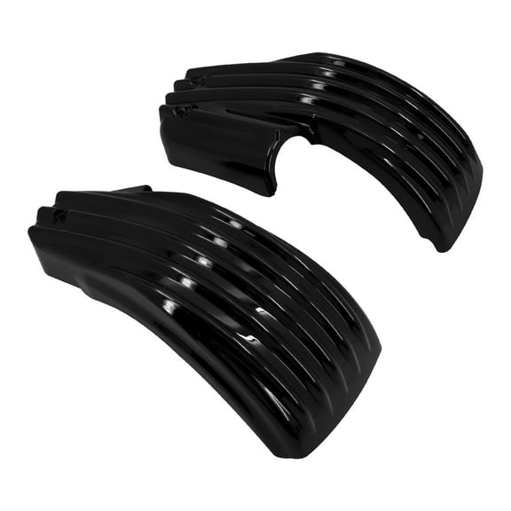 Fence ABS Black Battery Side Fairing Covers Fit For Harley FLFB FXBR 2018-2022