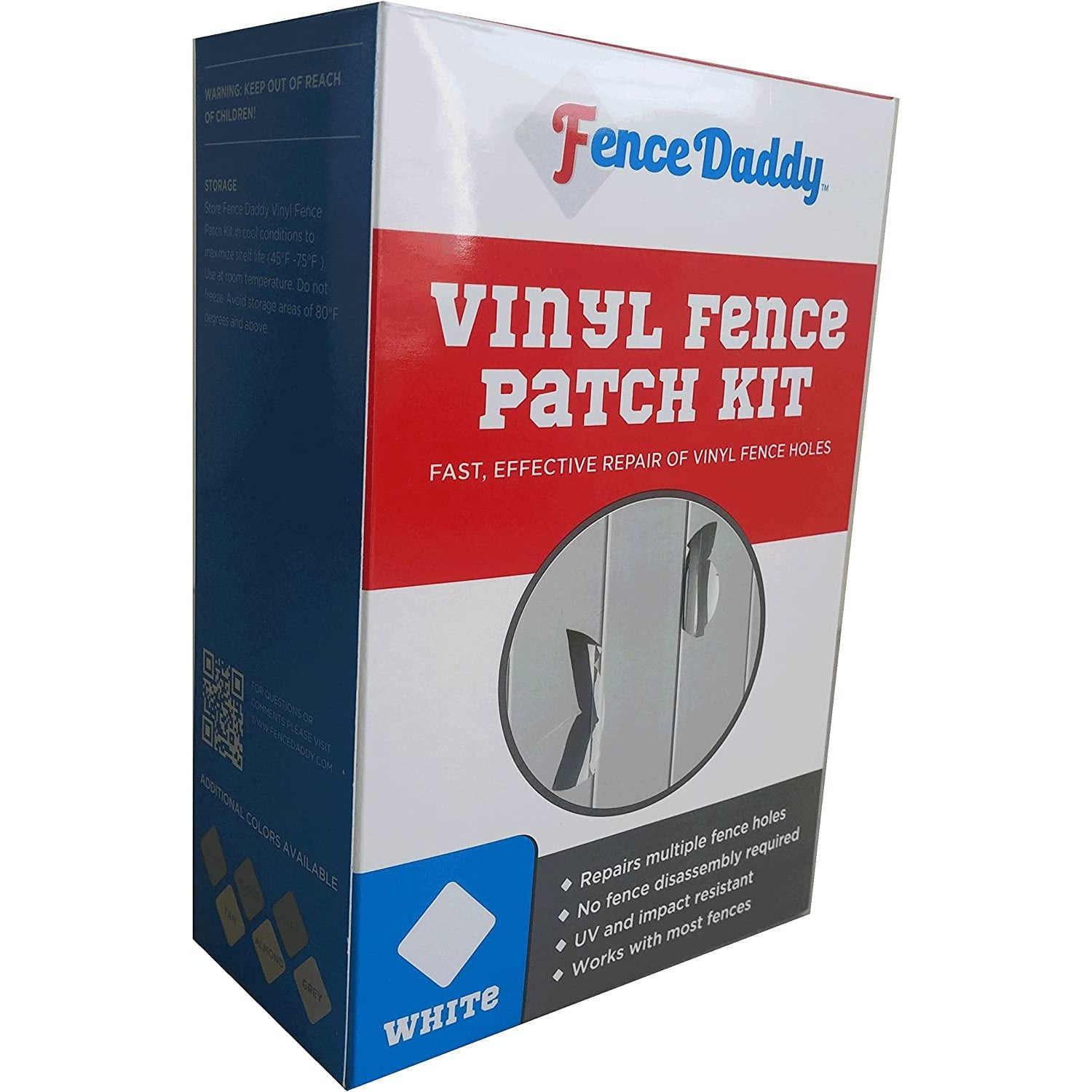 Fence Daddy Vinyl Fence Post Repair Kit (Alternative to Replacement