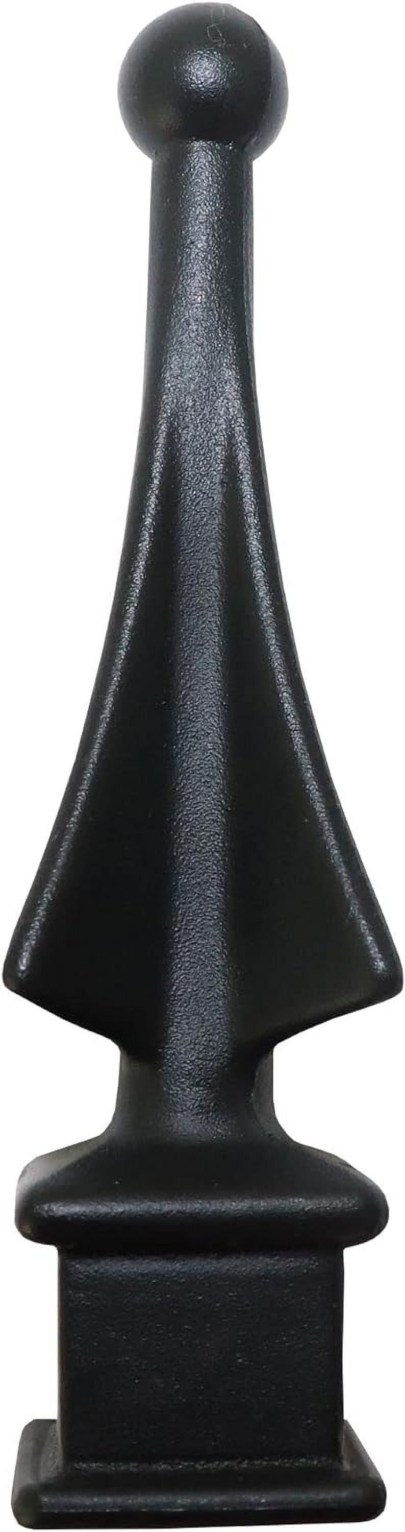Fence Finials FourSided Spire Wing Tip HighImpact Polypropylene Black