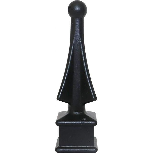 Fence Finials FourSided Spire Wing Tip HighImpact Polypropylene Black
