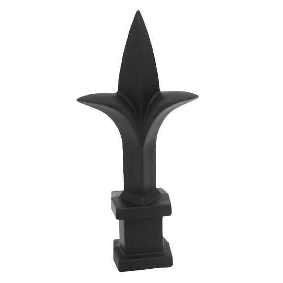 Fence Finials Trident Spear Black Decorative Fence Toppers - 1/2" - 25ct