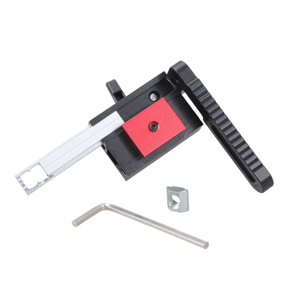 Fence Flipping Stop Aluminum T Track Limit Stop Type 75 Accessories for T Shaped Tracks Woodworking T Slot Track Stop