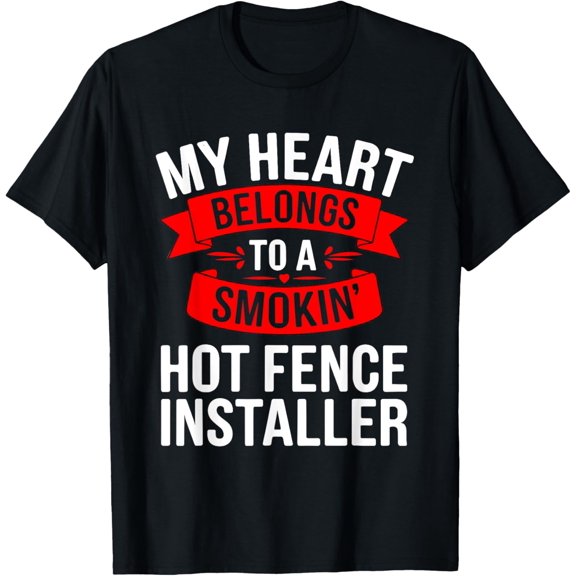 Fence Installer Fence Erector Fence Builder T-Shirt
