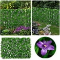 thumbnail image 1 of Fake Plants Promotion Sale! Nomeni Leaf Wood Fence Retractable Garden Fence Artificial Wall Decoration for Garden and Courtyard 1Pc, Home Decor Clearance Sale Green, 1 of 7