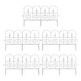 thumbnail image 1 of Fence Panel Garden Bed Border Folding Strong Tall Black White Decorative Stakes Pvc Wire Outdoor Lawn Dog Plastic Barrier, 1 of 5