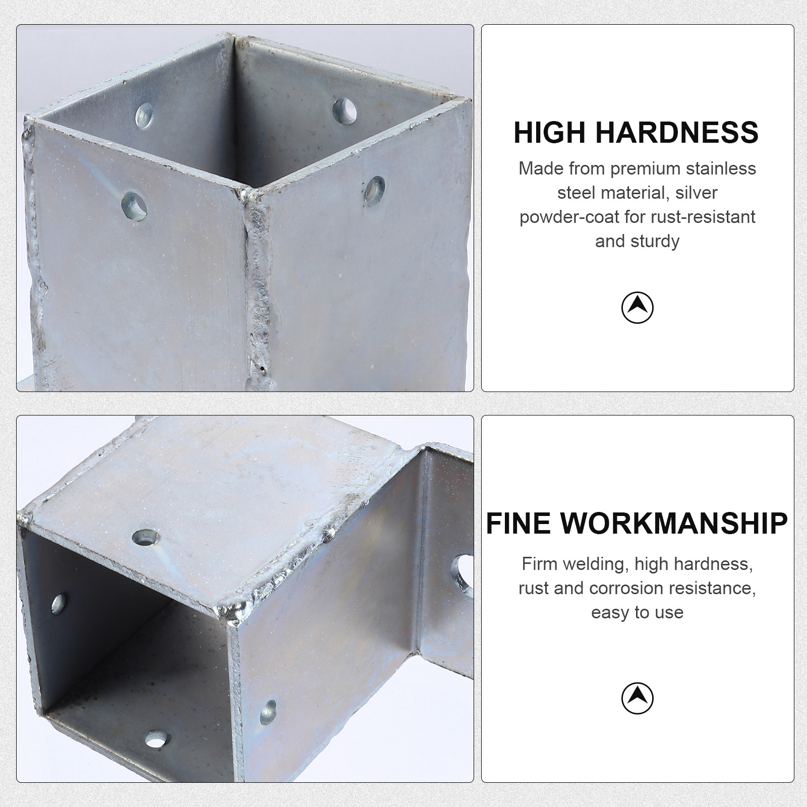 Fence Post Base Heavy Duty Post Base Cover Fence Post Base Brackets