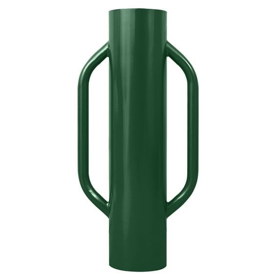 Fence Post Driver 37LB T Post Driver with Handle Green Heavy Duty Hand Post Pounder with Handle for U Fence Post Wooden Post