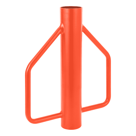 Fence Post Driver 8-Lb – Heavy Duty Hand Post Pounder with Ergonomic Handle, 17" Steel Rammer for T-Posts U-Posts Metal Fences & Hole Diggers