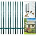 thumbnail image 1 of Fence Posts 5 Feet, Pack of 10, Metal Fence Poles U Post Sturdy Duty Fence Stakes Step in Post No Dig Fence Post for Garden Wire Fence Steel Sign Post (Fits to 4-ft Fence Mesh), 1 of 5